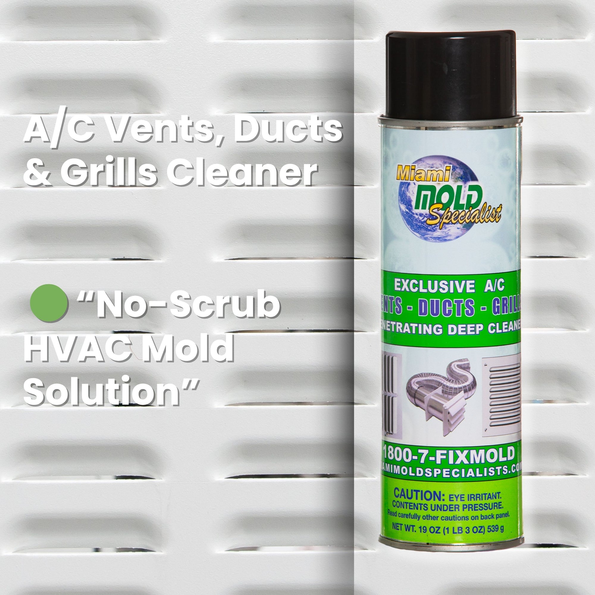 Miami Mold Specialist Exclusive A/C Vents, Ducts &amp; Grills Penetrating Deep Cleaner – 19 oz