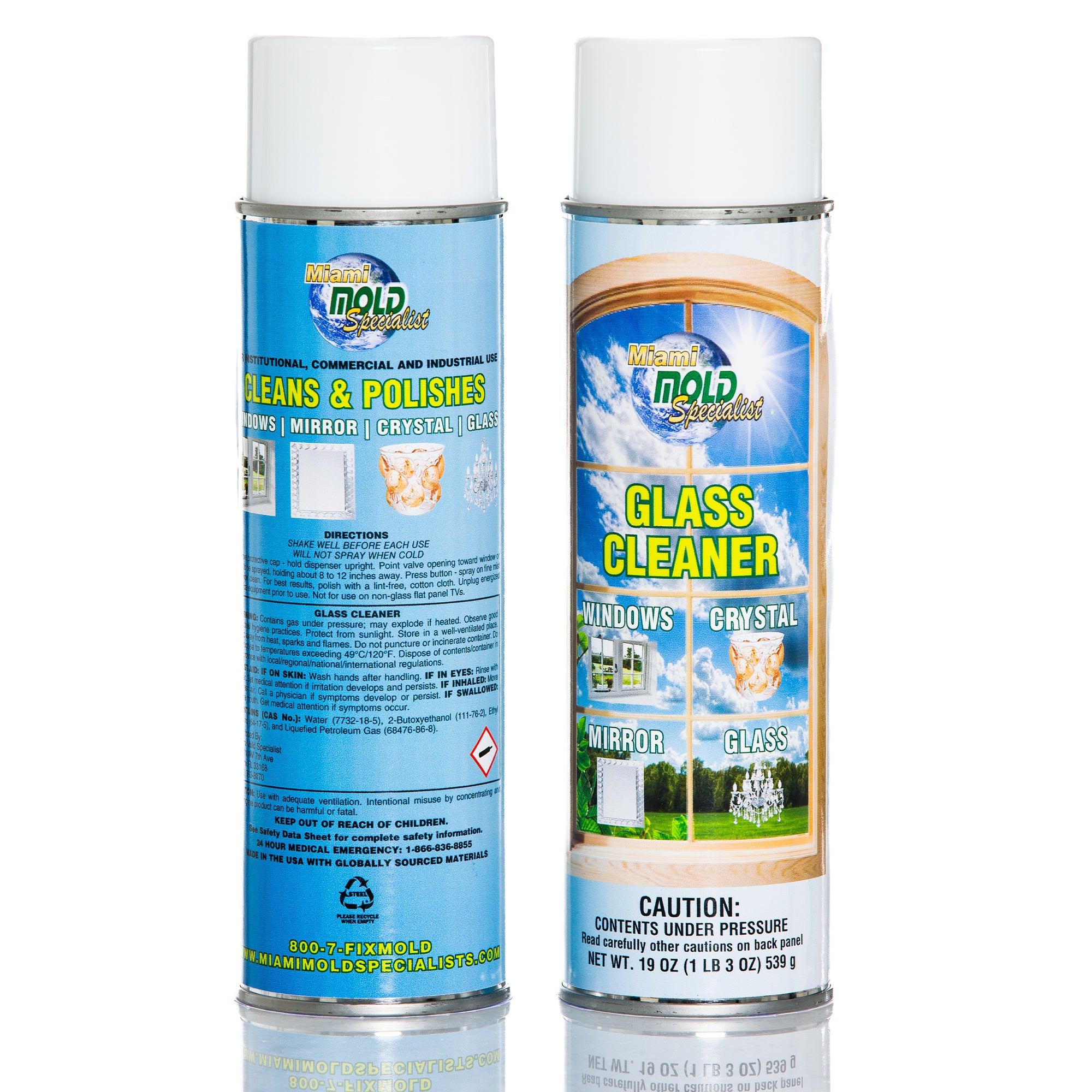 Miami Mold Specialist Glass Cleaner – 19 oz