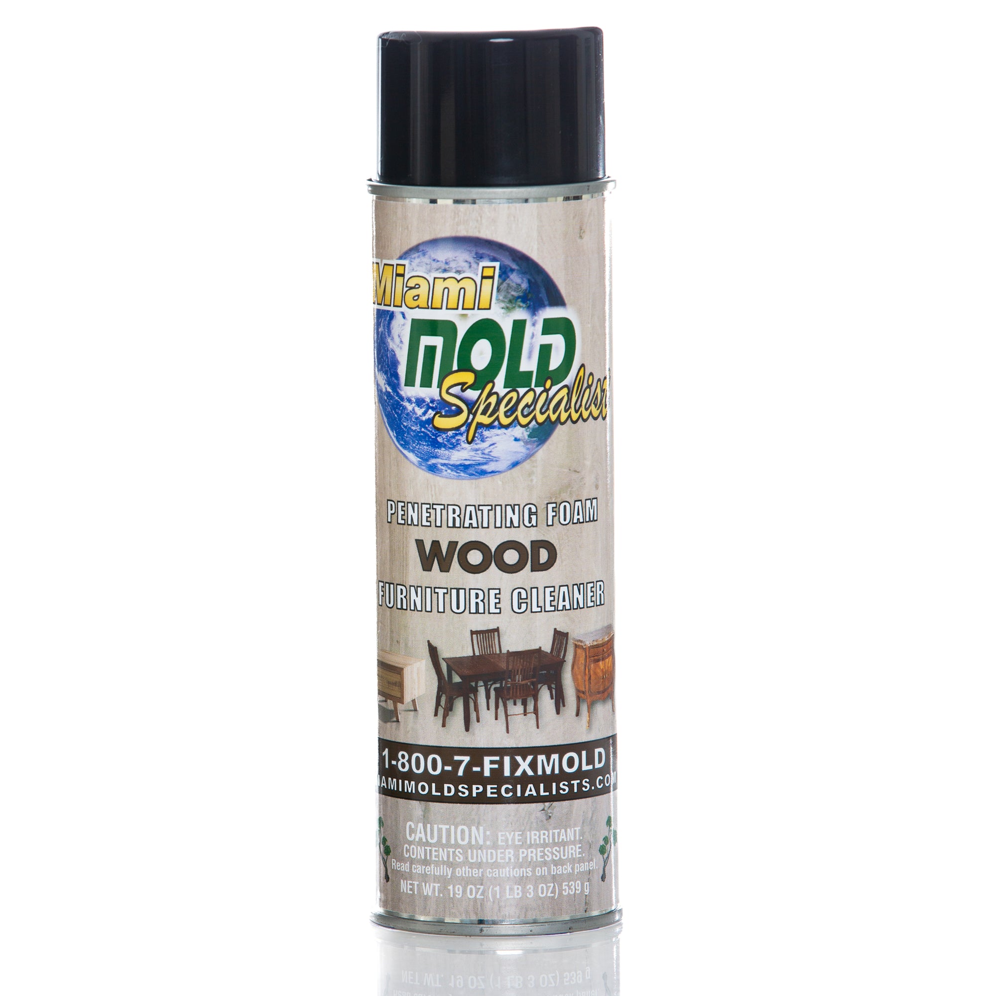 Miami Mold Specialist Penetrating Foam Wood Furniture Cleaner – 19 oz