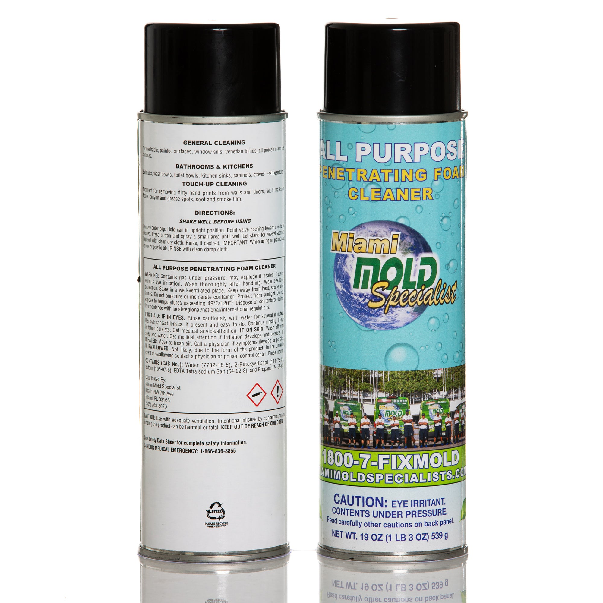 Miami Mold Specialist Exclusive All Purpose Penetrating Foam Cleaner – 19 oz